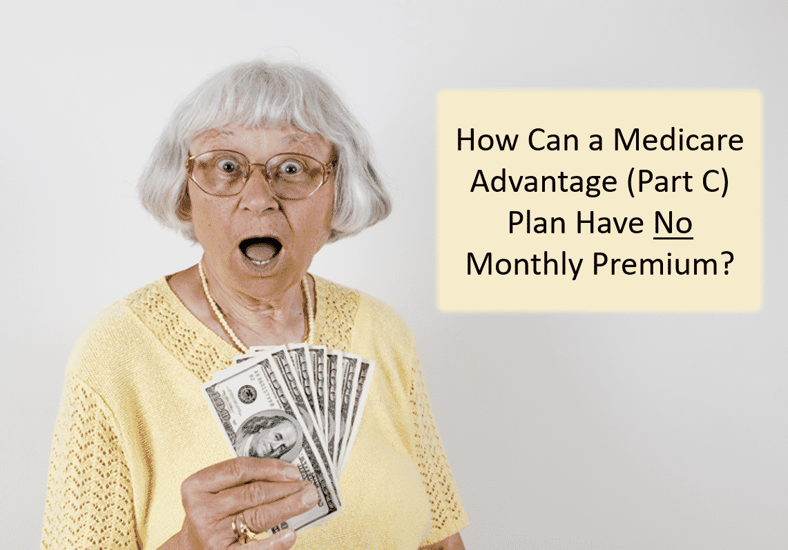 How Can a Medicare Advantage (Part C) Plan Have No Monthly Premium?